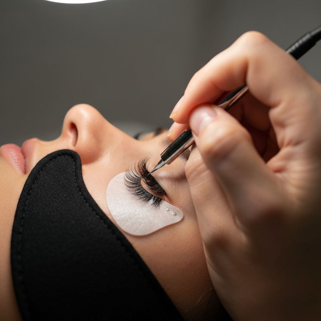 Wimpern und Augenbrauen
